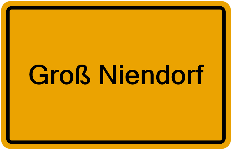Handelsregisterauszug Groß Niendorf